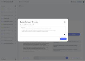 notebooklm audio overview