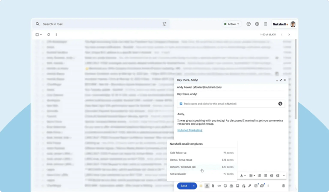 nutshell crm for gmail