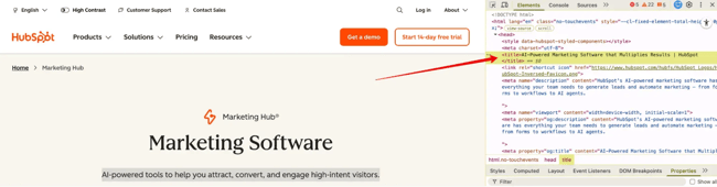 on page seo, optimize page titles as part of on page seo