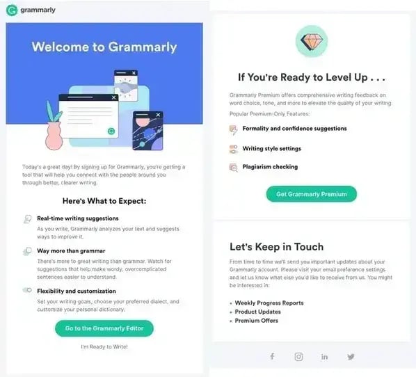 onboarding email example grammarly