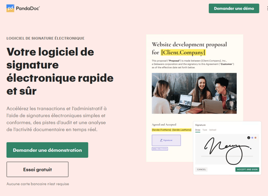 outil signature pandadoc