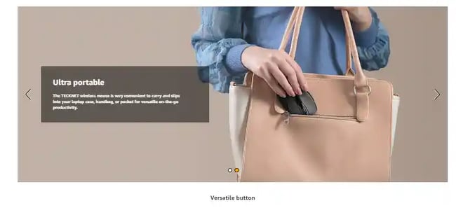 Example of product images