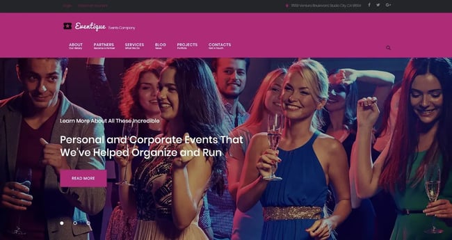 party planner wp theme, event planner themes