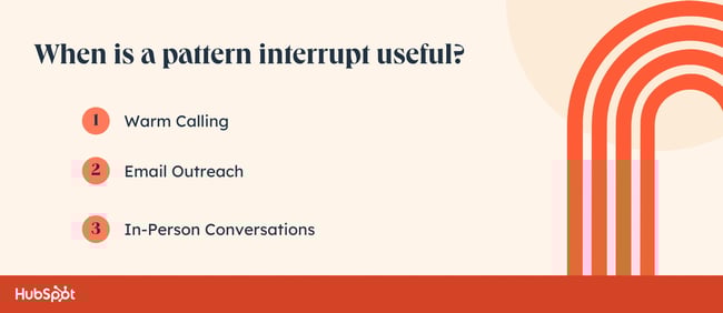 when is a pattern interrupt useful