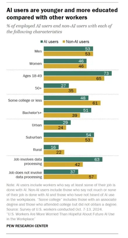 people��s ai usage depends on demographic factors