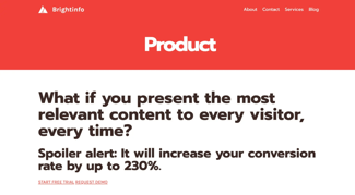 personalization software, bright info