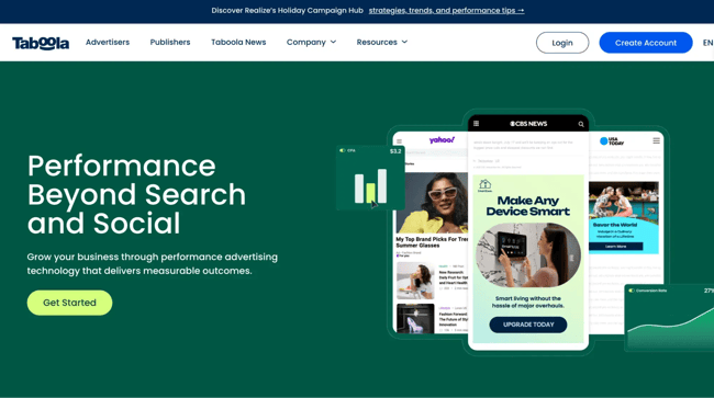 personalization software, taboola