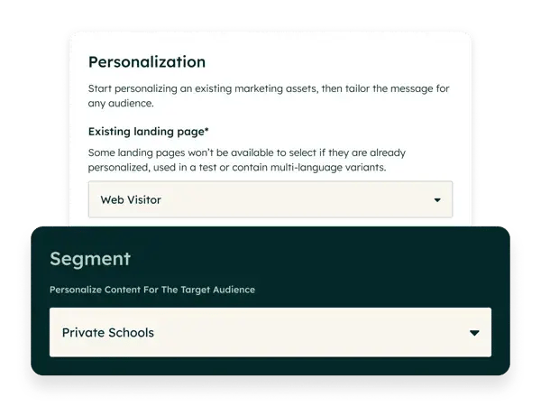 personalize from scratch in the hubspot marketing hub