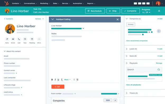 Suivi des appels dans HubSpot