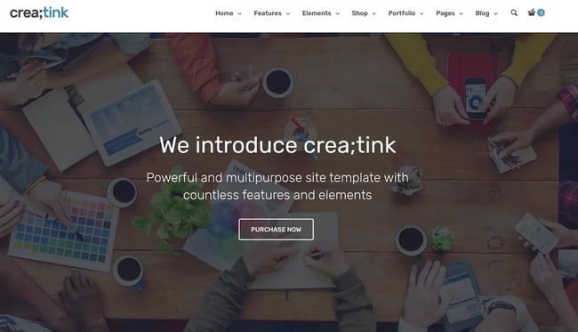 photography website templates, Crea;tink