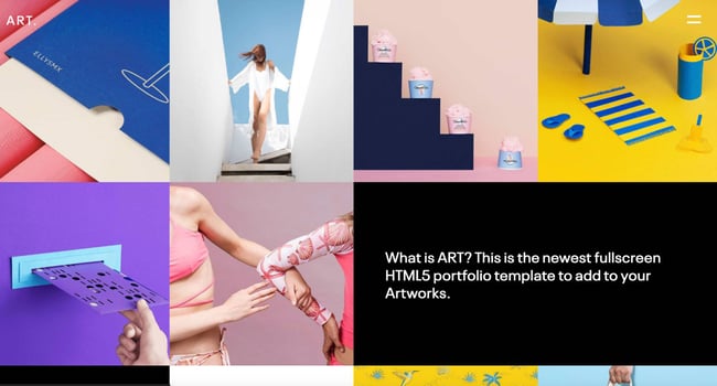 photography website templates, ART