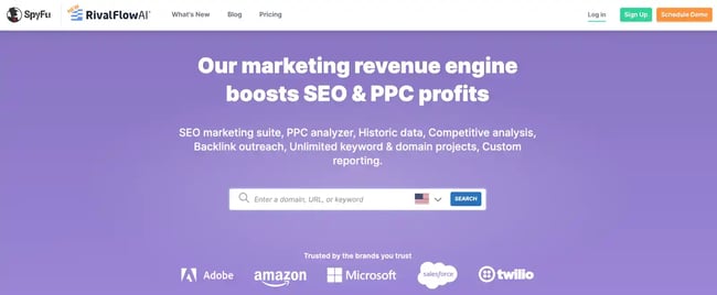 ppc competitor analysis, SpyFu