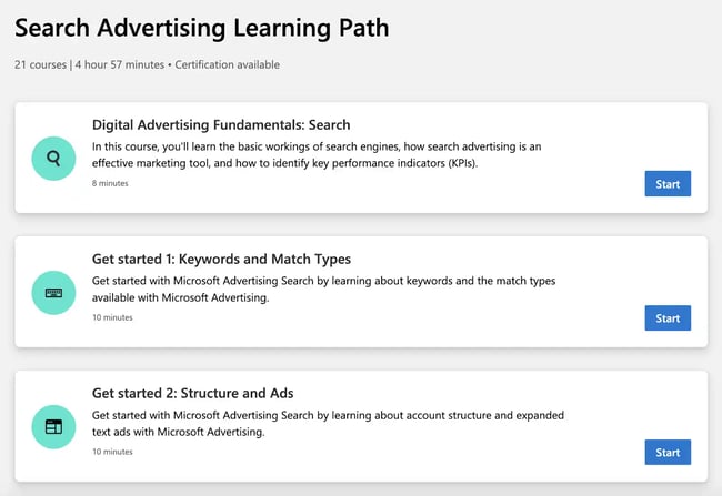 Microsoft Advertising Certification