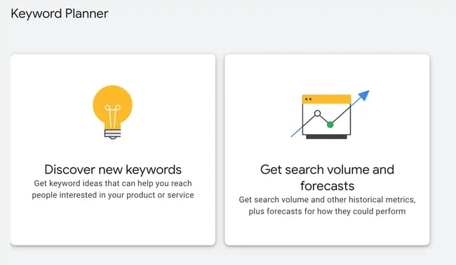 keyword planner