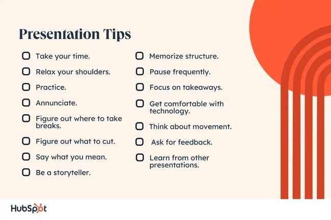 Presentation tips