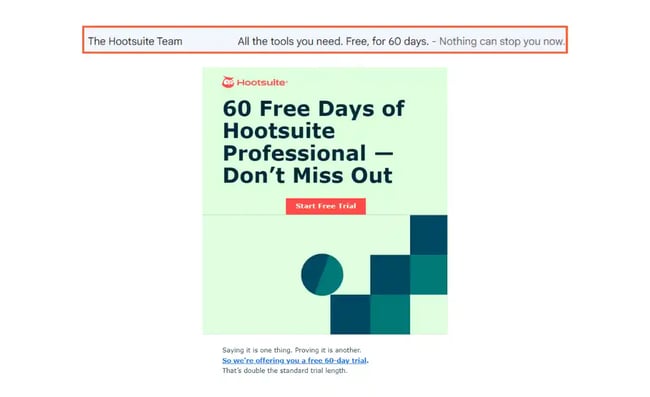 Hootsuite preview text examples