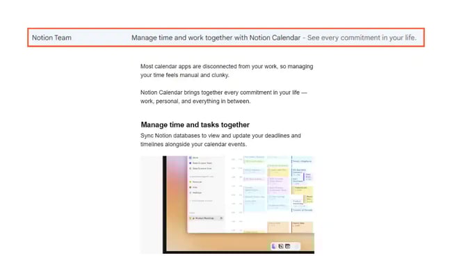 Notion Preview Text Examples