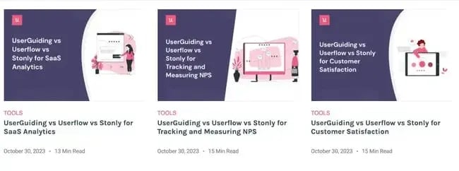 programmatic seo posts from userpilot