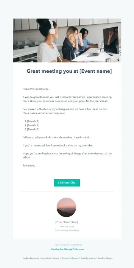 prospecting emails �� follow-up prospecting email example 