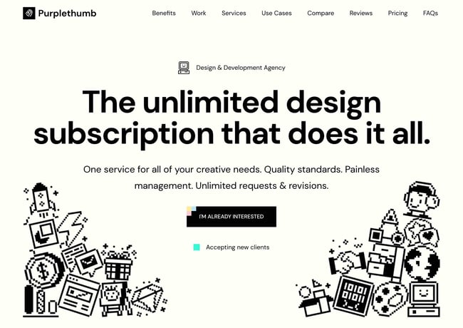 website color themes, purplethumb