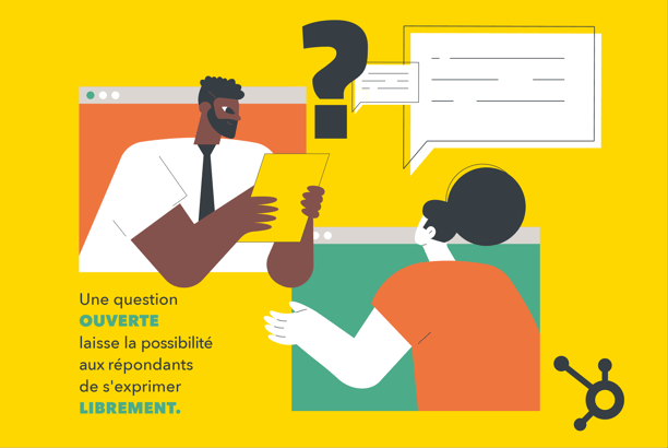 définition question ouverte aux prospects