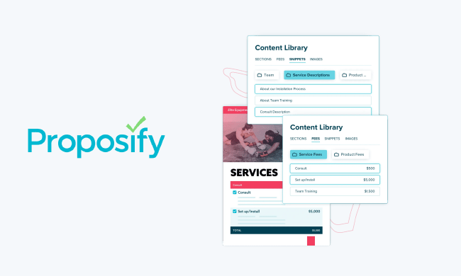 quote software: proposify