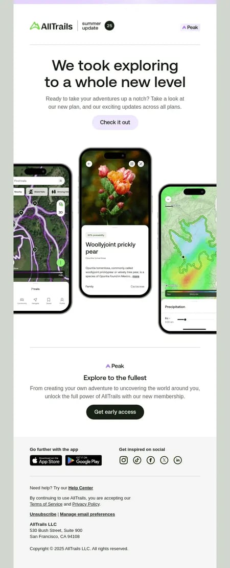 Return email from all trails