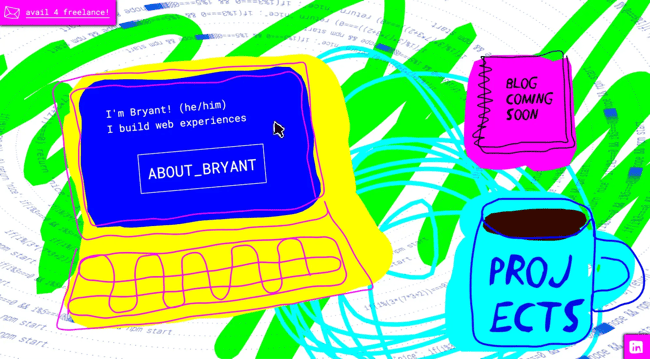 react website examples, bryant smith