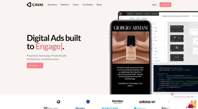 react website examples, cavai