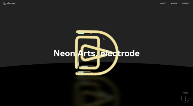 react website examples, electrode web