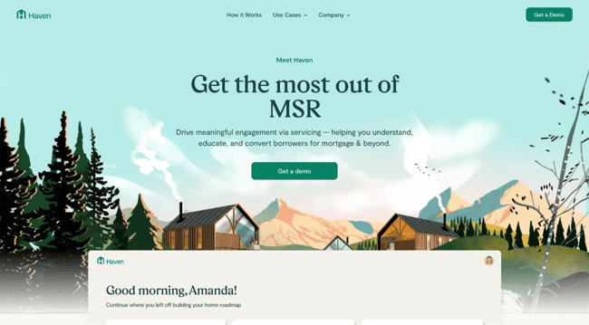 react website examples, haven