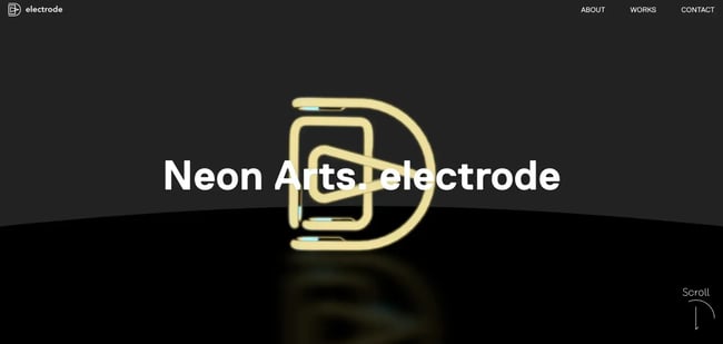 react website example, electrode web
