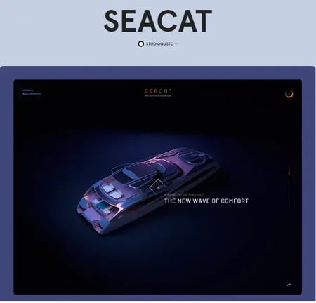 react website example, seacat