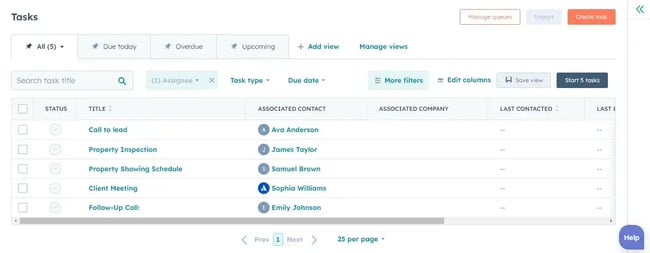 HubSpot CRM for real estate businesses