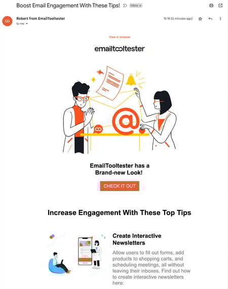 Rebranding Announcement Email Examples - EmailToolTester