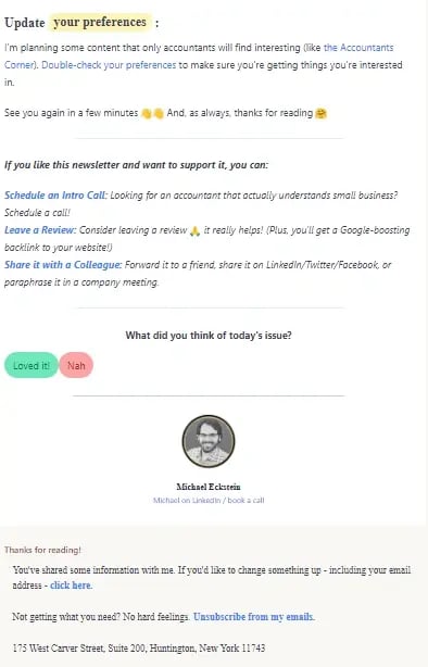 Rebranding Announcement Email Examples - Resting Business Face