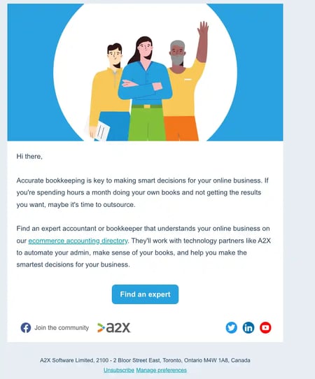 Rebranding Announcement Email Examples - A2X
