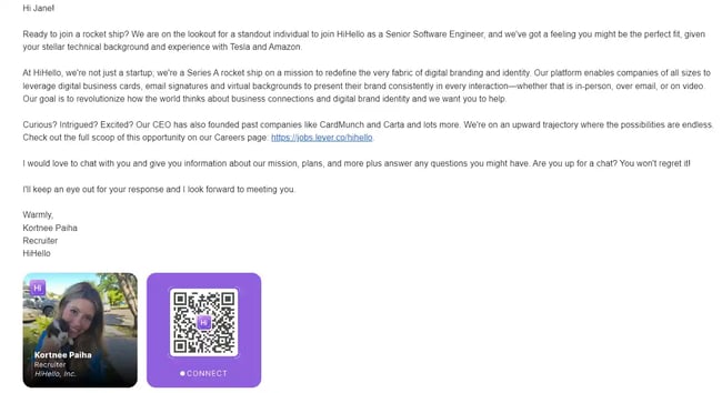 Senior Software Engineer Position - Best Recruiting Emails