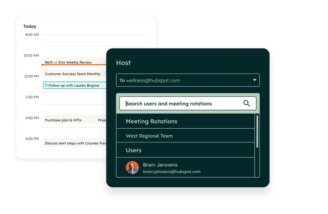reschedule meeting, hubspot meeting scheduler