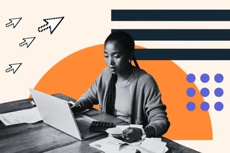 woman uses revenue forecasting in her business