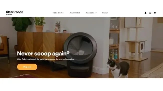 Perfect PPC Landing Page - Litter Robot by Whisker