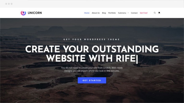 rife elementor theme