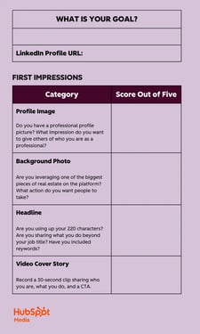 rubric for to boosting your executive’s linkedin presence
