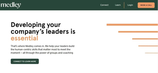 SaaS website design inspiration  - Medley