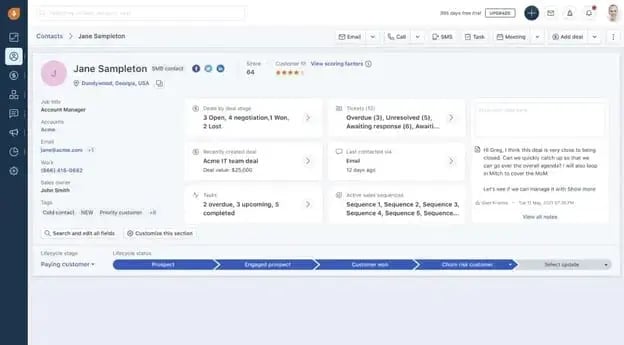 Sales engagement, Freshsales
