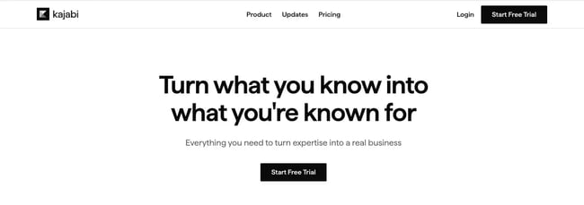 Kajabi all-in-one sales funnel and online course platform 