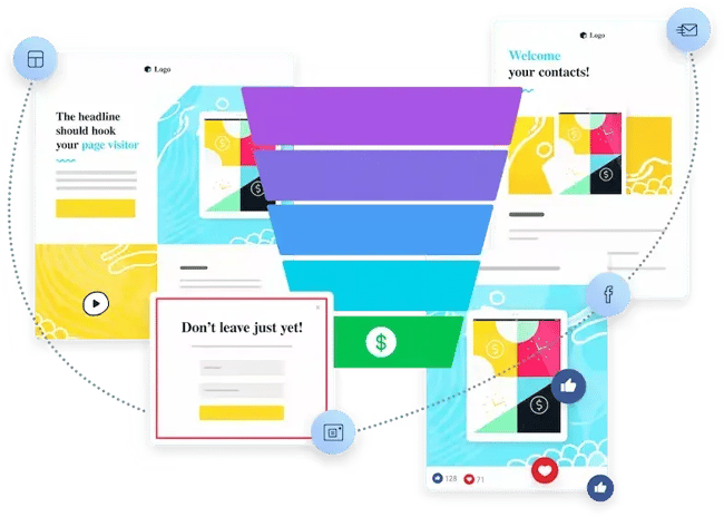 GetResponse email automation and sales funnel software interface
