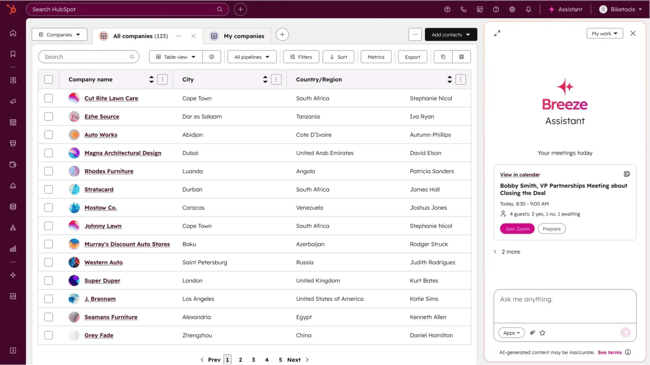 HubSpot's Breeze AI agents