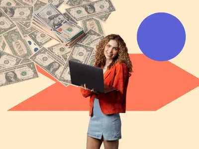 woman prepares as a sales job seeker to stand out