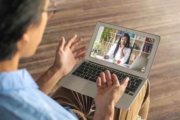 sales rep builds trust with customer
